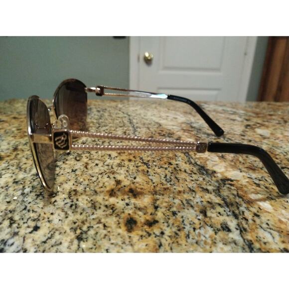 Women's ROCAWEAR R591 gldbk gold cat eye sunglasses - Picture 5 of 12
